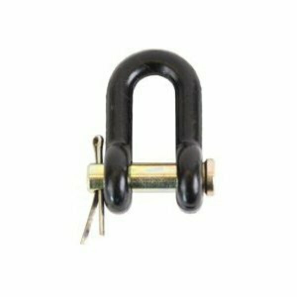 Koch Industries Koch/M1549 Utility Clevis, 7/16 x 1/2 in, 3000 lb Working Load, 1-1/2 in L Usable, Powder-Coated 4003343